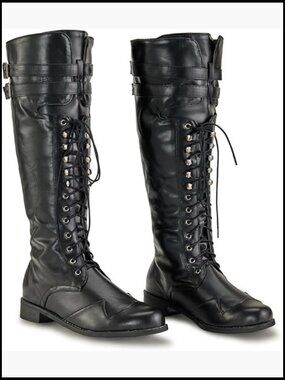 Medieval Renaissance Pull On Mid Calf Gothic Boots Flat Jazz Boots